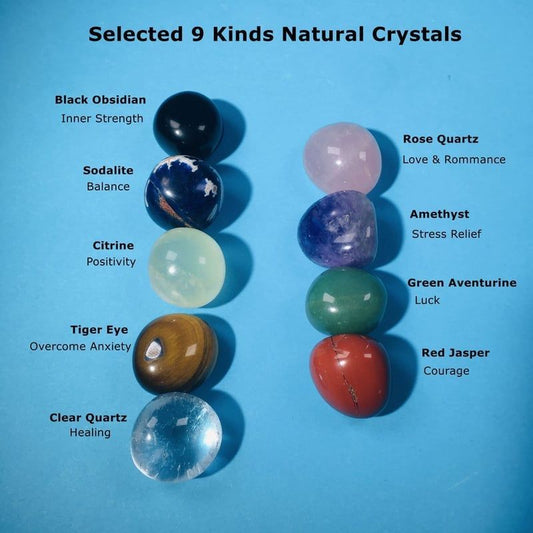2025 Crystal Necklace Kit-9 Natural Crystal