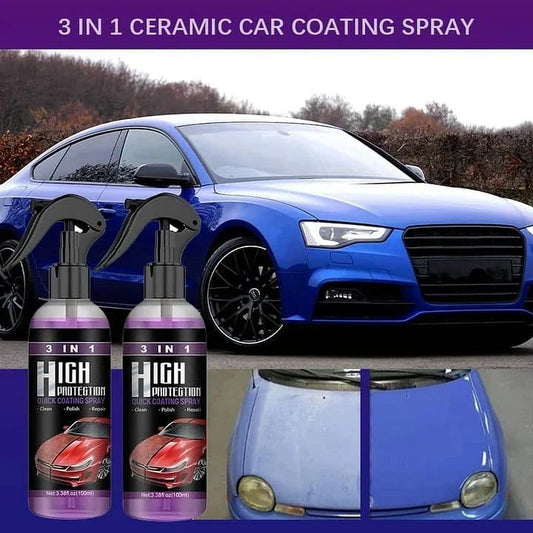 3 In 1 High Protection Quick Car Coating Spray Kit