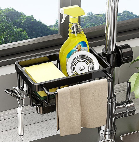 (2025 New Arrival) Kitchen Sink Faucet Organizer